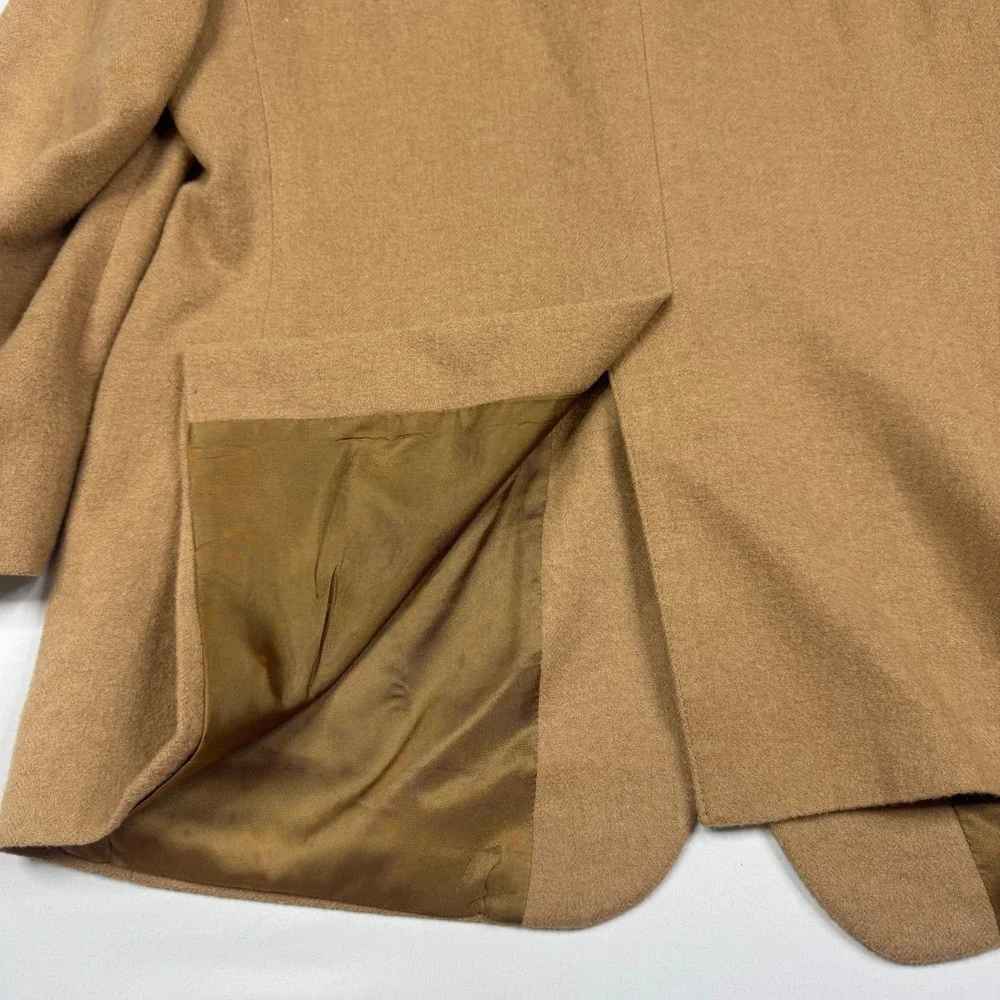 Brooks Brothers Camel Hair Blazer Mens 44 Short Tan 2 Button Sport Coat USA